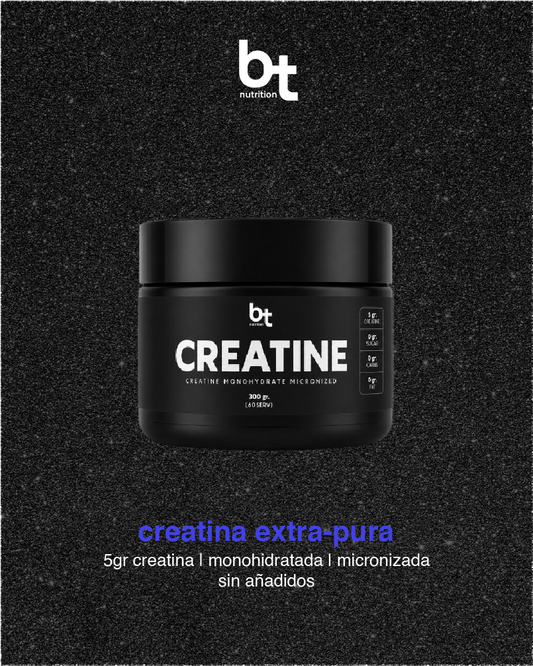 Creatina Extra-Pura BT Nutrition 300g - Creatine Monohydrate Micronized